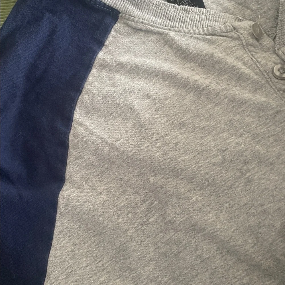 Pierre Cardin Raglan Henley Long Sleeve 🛍️ • Cotton • - Picture 6 of 13